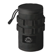 ISE MOUNT 小島嶼山 戰術水杯收納袋 大號 600D牛津布, 黑色, 1個