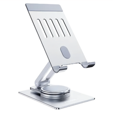 POLYWELL 寶利威爾 鋁合金手機平板支架 加寬版, PW15-T65-0793, 銀色, 1個