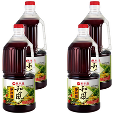萬家香 和風沙拉醬 日式蔬菜佐料, 1.5L, 4瓶