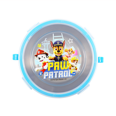 PAW PATROL 汪汪隊立大功 不銹鋼雙耳隔熱餐碗 15.3 x 12.5 x 6.5cm 3歲以上, 藍色, 1個