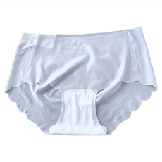冰絲面膜內褲 Set 5, 輕柔冰絲面料, 絲滑細膩, 高彈力3D立體剪裁, L(44 x 25cm 褲腳18cm), 藍色