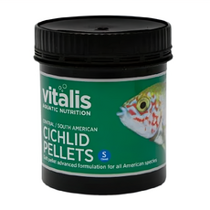 vitalis AQUATIC NUTRITION 中南美慈鯛顆粒飼料 XS, 300g, 1入