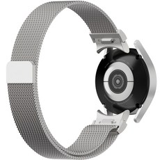 NUART Galaxy Watch 單鍵米蘭尼斯金屬錶帶, 銀色, 1個
