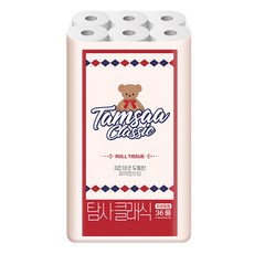 Tamsaa 經典3層捲筒衛生紙 27m 36捲 1包