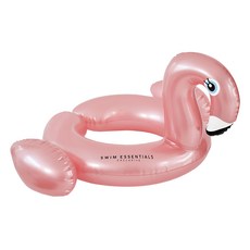 SWIM ESSENTIALS 荷蘭幼兒造型游泳圈 55cm 玫瑰粉紅鶴 安全環保材質 適合3歲以上兒童, 1個