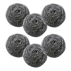 TU 良品 鋼絲球 廚房清潔好幫手 輕鬆去除油污焦垢, 6個, 1組