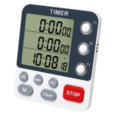 三通道計時器 CAKN0203, 1個, 白色