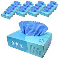 超細纖維抽取式抹布 22x22cm 擦拭玻璃, 20條, 18盒