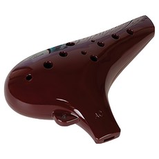 HDC Youngchang 高級中音陶笛 酒紅色 YO-AP 易學 音樂入門, 1個