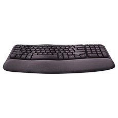 Logitech 羅技 Wave Keys 人體工學無線鍵盤, 石墨灰, 剪刀腳, 1個