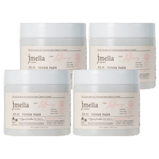 jmella 萊姆與羅勒化妝水棉片 150ml, 70片, 4罐