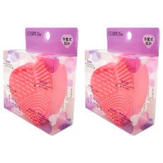 台灣 COSMOS 多功能愛心洗刷墊 50.6g, 顏色隨機, 2個