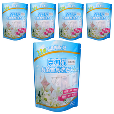 克力淨 抗菌香氛洗衣球 玫瑰花香, 30顆, 5袋