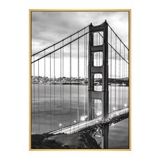 舊金山 金門大橋 木色 30x40cm