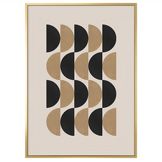 Boluo 菠蘿選畫所 二分之一 I, 金色, 59.4 x 42cm