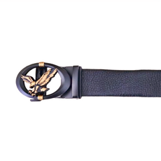 頭層牛皮帶男士合金自動釦皮帶 LL150