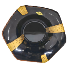 6角缽 日本製, 金色 + 黑色, 1個