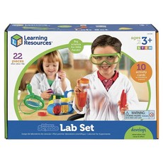 Learning Resources 小科學家實驗室套組, 兒童科學實驗玩具，激發孩子對科學的興趣, 1盒