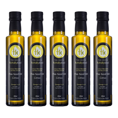 totally kiwi 紐西蘭 冷壓初榨亞麻仁油 柑橘風味 250ml, 5瓶