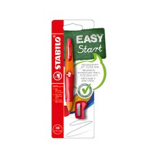 STABILO 思筆樂 EASYErgo 3.15 胖胖鉛自動鉛筆右手 + 磨蕊器 Set, 人體工學設計, HB 3.15mm, 1組