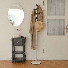 ikloo 宜酷屋 旋轉衣帽架, 黑白色