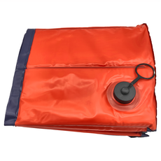 ROYALLIN 蘿林嚴選 寵物戶外游泳池可折疊洗澡盆 直徑120*30 cm, 紅色, 1個