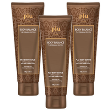 plu Body Balance系列 軟胡桃身體磨砂膏 180g 3條 含魚子醬和膠原蛋白提取物
