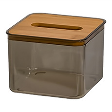 小麥購物 餐巾紙收納盒 G320 147g, 琥珀色, 3個