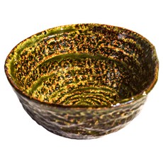 佐和陶瓷 手造小缽 日本製 12.5cm寬 陶瓷碗 280mL, 1個, 織部