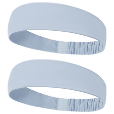 MICHAEL FITNESS 麥克健身 運動吸汗頭巾 87% 錦綸棉 13% 氨綸 快速吸汗 清爽透氣 夢幻藍, 48 x 5cm, 2件