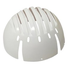 小瓜帽 內戴式防撞帽, 通用帽殼 ABS材質 工業用防護, 舒適透氣 抗衝擊力 減震內襯 U型帶, 1個, 白色