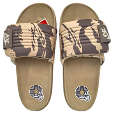 NIKE 耐吉 男款 OFFCOURT ADJUST SLIDE PR 拖鞋 US9, 迷彩棕, 27cm
