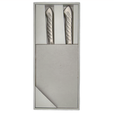 Arnest 多功能不鏽鋼刀具組 適用各種食材 削皮切片 水磨刀刃 鋒利耐用, 三德刀30.5cm + 小刀24.5cm, 1組