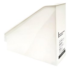 SHIMOYAMA 霜山 斜取式廚櫃隙縫多功能收納盒 附輪, 白色, 1個