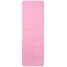 可折疊瑜珈墊, 粉紅色, 1個