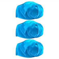 NCV 防水立體鼻樑口罩 成人款 水藍色 3入