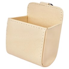 汽車出風口置物盒, 米色, 車用儲物袋, 1個