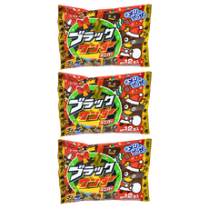 有樂製菓 聖誕黑雷神可可風味量販包 12本入, 144g, 3包