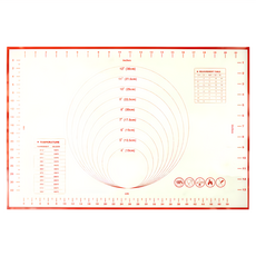 Premier 測量矽膠烤墊 耐熱230度C, 60 x 40 x 0.1cm, 1個