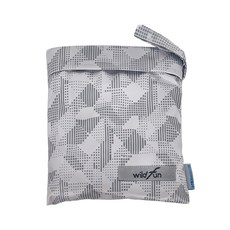 wildfun野放 露營桌巾 幾何灰 輕質膠, 120cm, 70 x 120cm