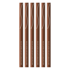 EGLIPS 0.2 極細抗暈防水旋轉眼線膠筆 超強防水防汗 眼妝速乾無摺痕不暈染, S3 Milk Presso, 6支