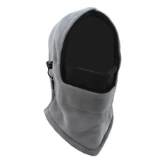 Sasaki 頭套 雙層加厚防風防寒, 不適用, 外灰內黑, 1個