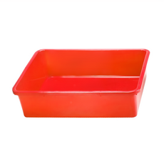 380密林紅色置物籃 廚房收納籃 36.5 x 28.5 x 8cm, 紅色, 1個