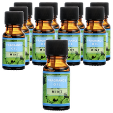 小麥購物 香薰精油 S123, 10瓶, 薄荷, 10ml