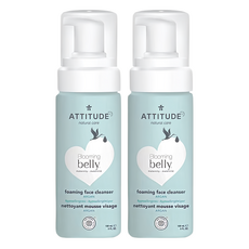 blooming belly 孕媽咪系列 摩洛哥堅果油 泡沫洗面乳 可增強皮膚結構 泡沫質地細緻 易於清潔 低過敏性 不含化學添加物, 150ml, 2瓶