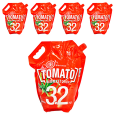 十全 番茄醬 番茄天然風味 酸甜適中, 3.2kg, 5包