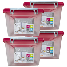 KEYWAY 聯府 掀蓋整理箱, 顏色隨機, 4個