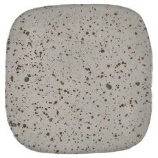 石庭19正角皿 日本製, 白色, 1個