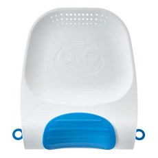 KAMKKO 卡姆科 幼兒吸盤洗髮枕頭, 人體工學設計, PP材質, 藍色, 1個