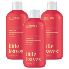 ATTITUDE 艾特優 兒童泡泡浴 芒果味 473ml, 3瓶